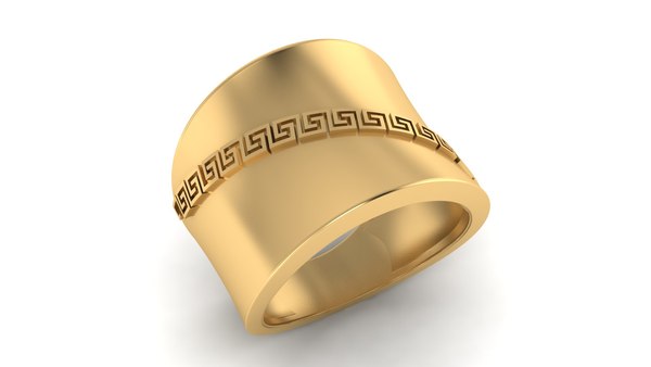 3D ring greek pattern - TurboSquid 1603416