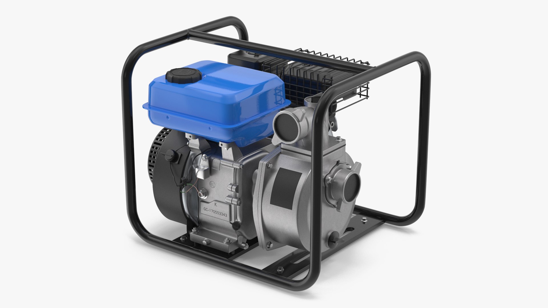 Water Pump for Draining 3D model preview