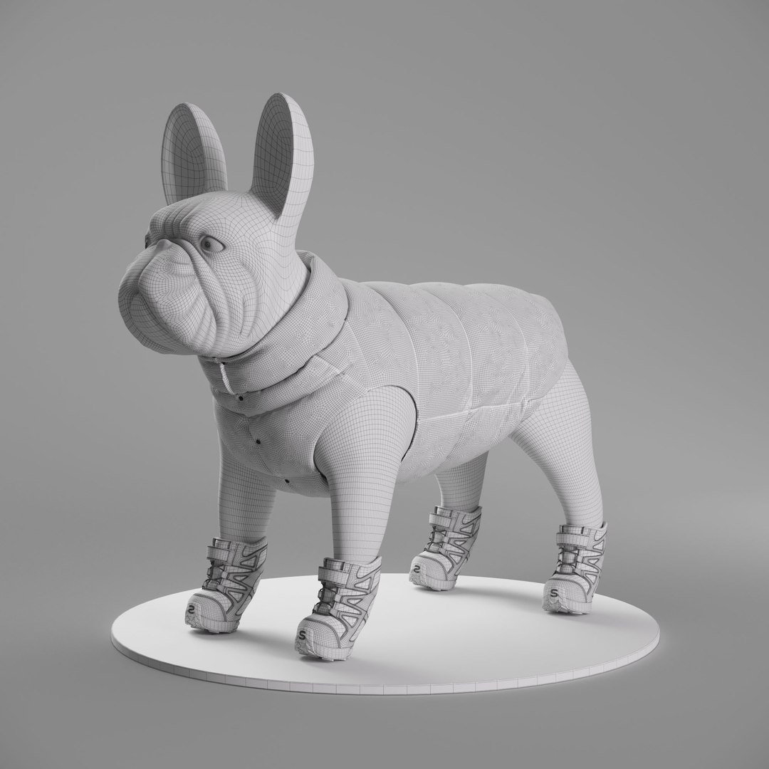 Cão de pastor inglês velho Modelo 3D $18 - .unknown .3ds .blend .dae .fbx  .stl - Free3D