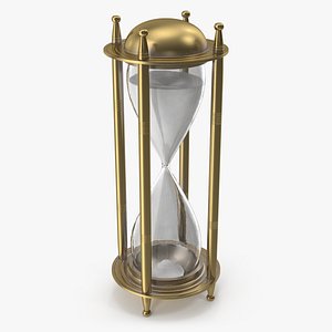 Stylish Brass Hourglass