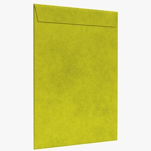 large yellow envelope 3D model