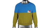 Sweater colourful unisex