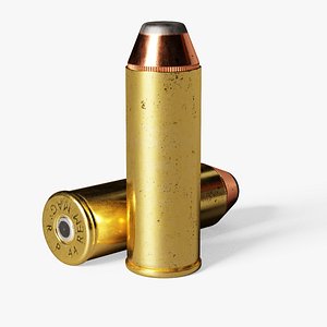 44 magnum cartridge 3D model