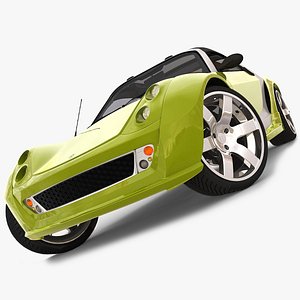 cinema4d smart roadster brabus sedan