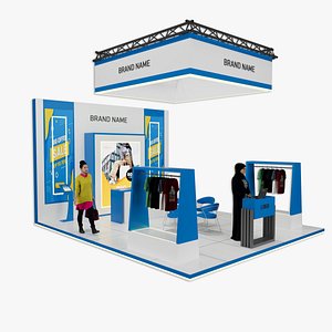 Mall Booth 3D model