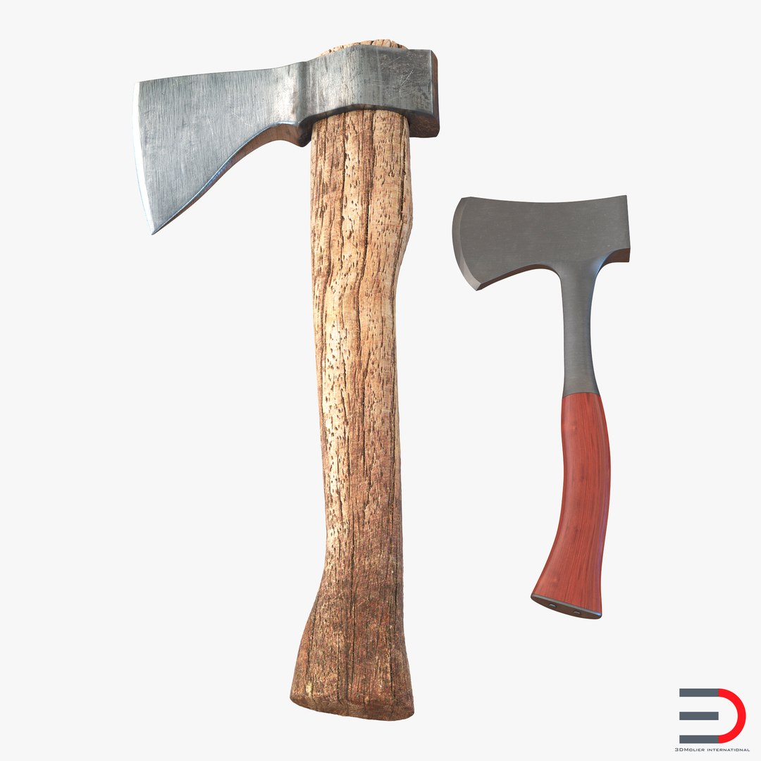 Hatchets 3D Models Collection 3D model preview