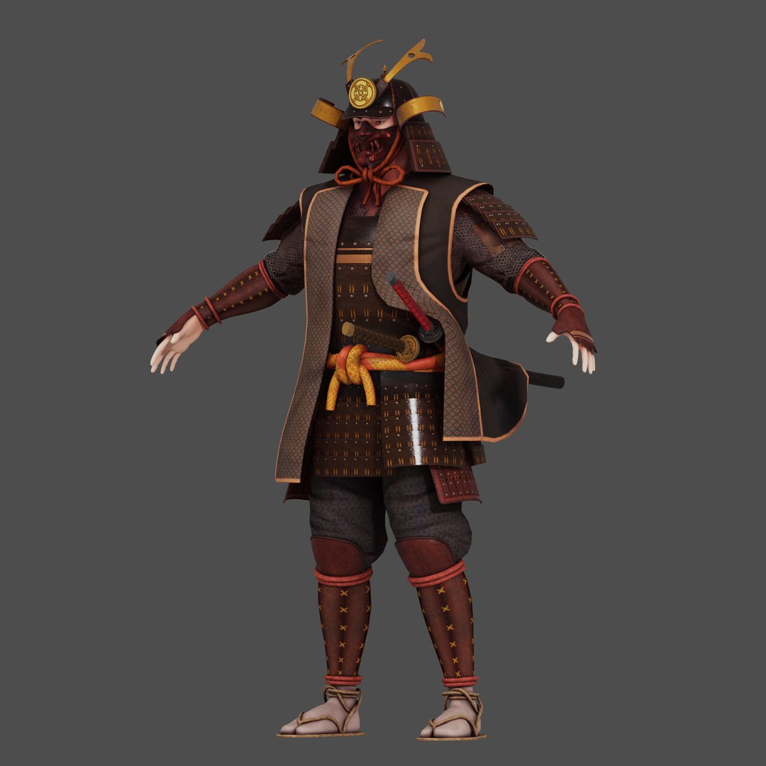 3D Samurai Character with Weapon https://p.turbosquid.com/ts-thumb/pY/39c2Rr/Oc/aa_p01/png/1651476880/1920x1080/fit_q87/69a8bd4cc23152d2cd98cdcd013a8546bc8c86be/aa_p01.jpg