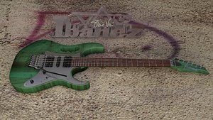 steve vai ibanez jem7bsb 3d model