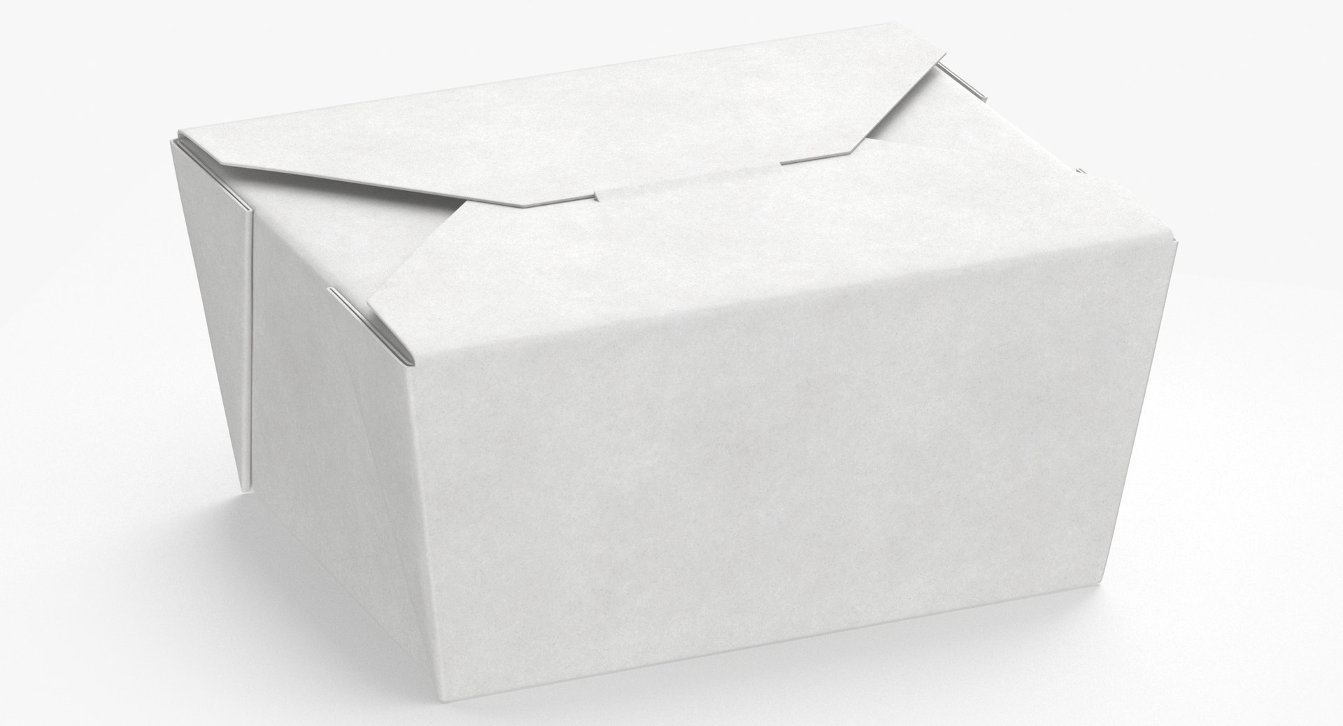 3D Model Chinese Food Box 01 Closed - TurboSquid 2118433