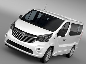 vauxhall vivaro biturbo 2015 3d max