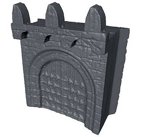 3d castle gate model