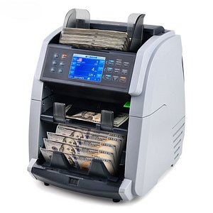 3D 3D CAD Model Money Counting Machine  CIS Bill and Currency Counter