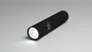 3d thrunite ti2 flashlight model