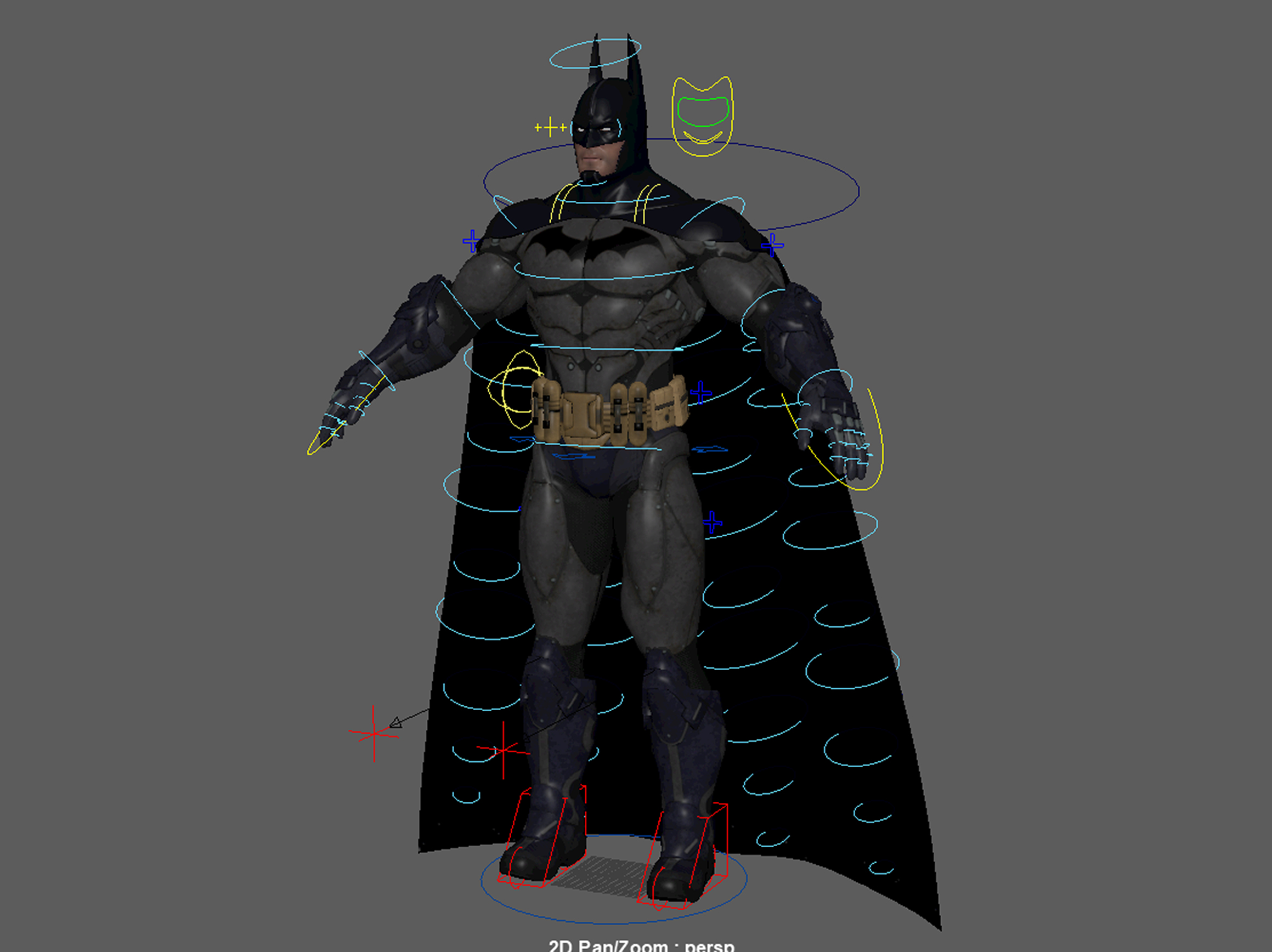 Batman Rigged 3D Model – Batman Arkham Knight – FHHLTF