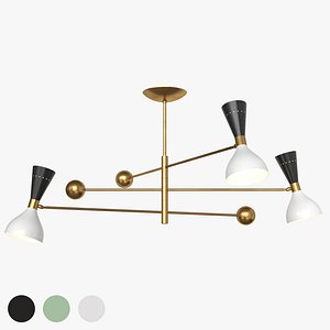 3D Stilnovo Arteluce Orbitale Chandelier