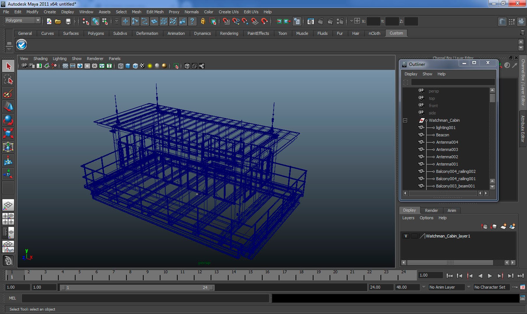 3d Watchman Cabin Model - Turbosquid 1423750