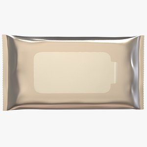 3D Packaging Wet Wipes 3d model