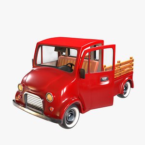 Red Farm Truck model