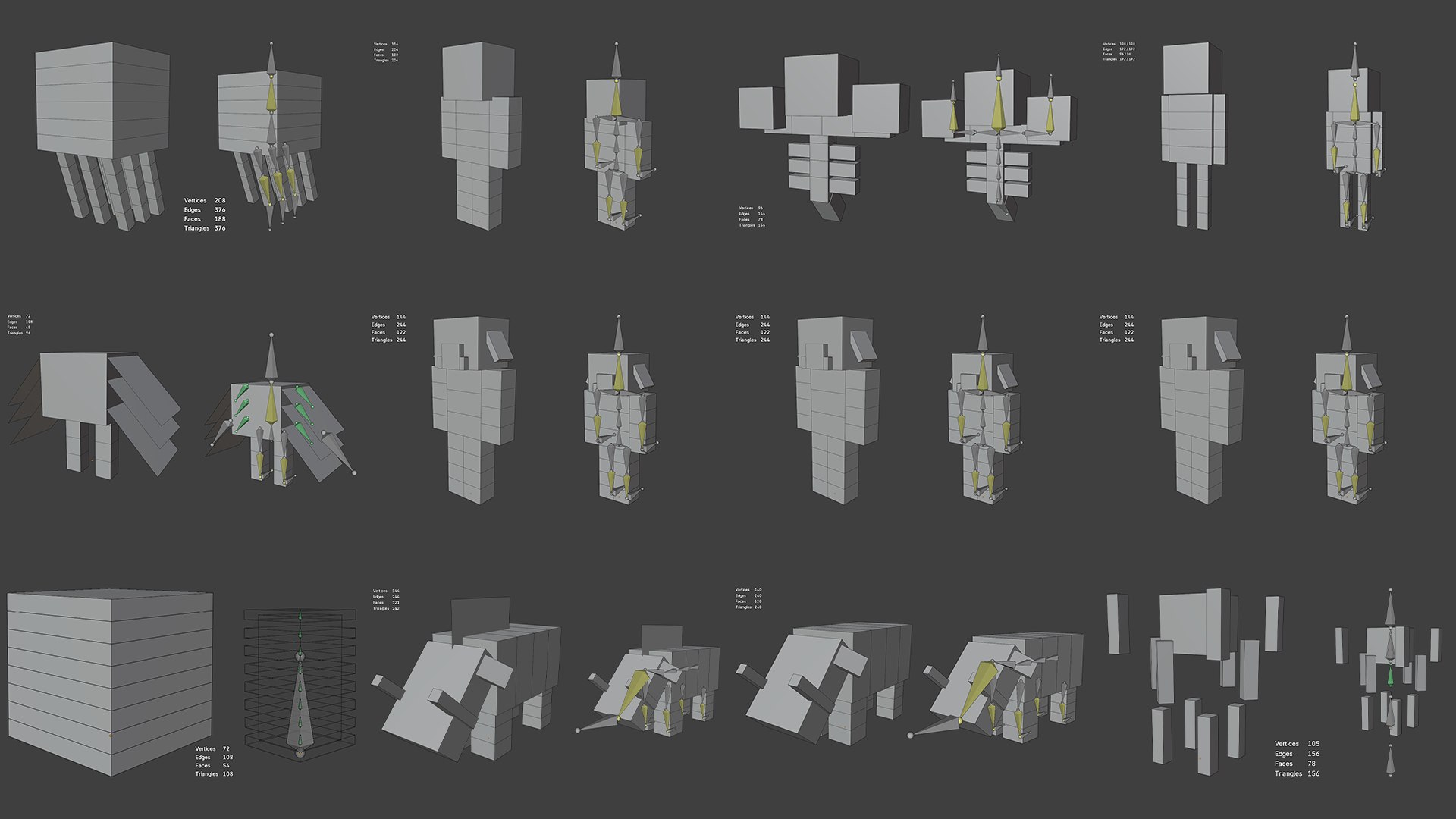 3D model Minecraft Ultimate Nether Character Mob Collection 12 Mobs Rigged 3D Model Pack 4K PBR https://p.turbosquid.com/ts-thumb/pY/Si1fVa/Dp/wirenether/png/1788452667/1920x1080/fit_q87/ca1cc22e61b9e638fef017c287a3a53ccad715be/wirenether.jpg