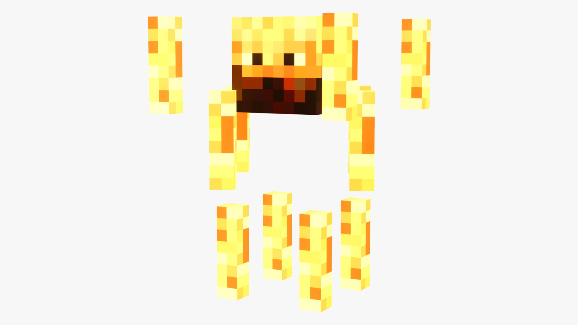 3D model Minecraft Ultimate Nether Character Mob Collection 12 Mobs Rigged 3D Model Pack 4K PBR https://p.turbosquid.com/ts-thumb/pY/Si1fVa/Wr/blaze5/png/1788452490/1920x1080/fit_q87/fa612f7b8948760ba456bf3f8345d547550e2523/blaze5.jpg