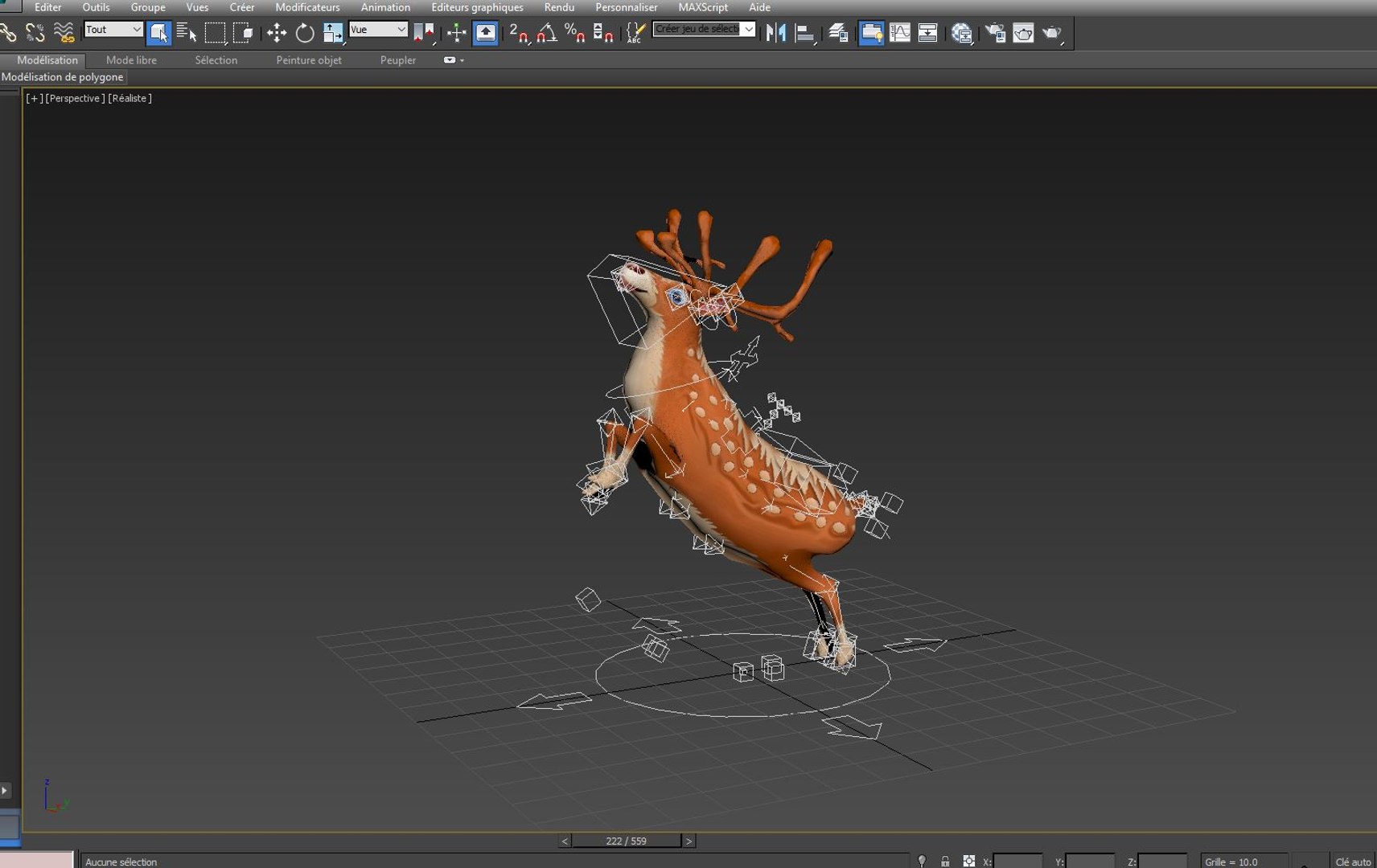 3D model reindeer rigged deer animation - TurboSquid 1616538