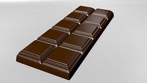 3d model of chocolate