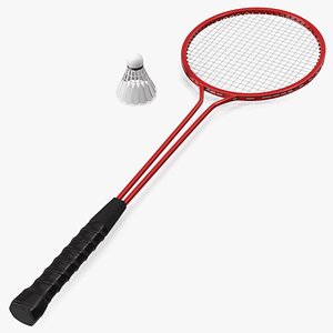 Badminton Racquet Set With Nylon Shuttle