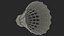 3D Badminton Racquet Set With Nylon Shuttle model