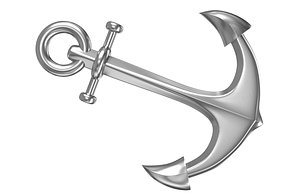 Steel Anchor PBR 3D model