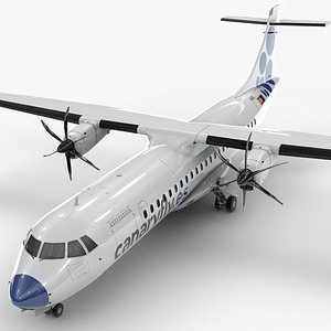 3D model ATR 72 CANARY FLY L2031