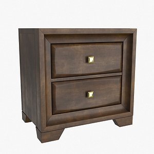 3D Jack Nightstand Cappuccino model