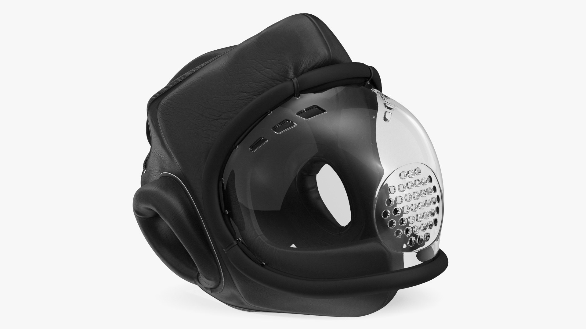 Black Kudo Full Mask 3D model preview