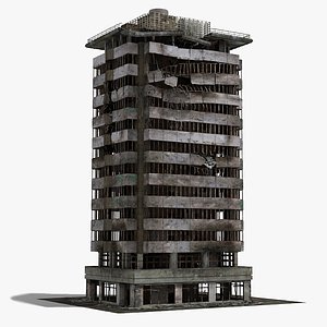 Ruined Damaged Building 5