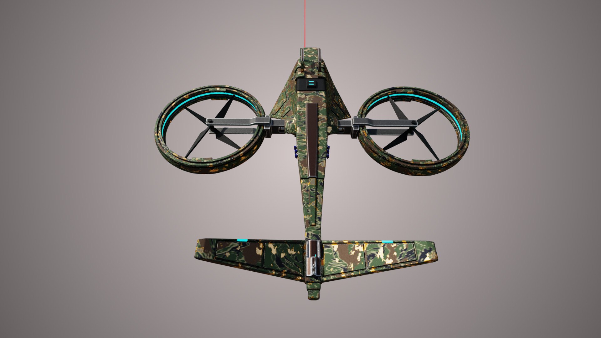 Military Hover Drone Model - TurboSquid 2032828