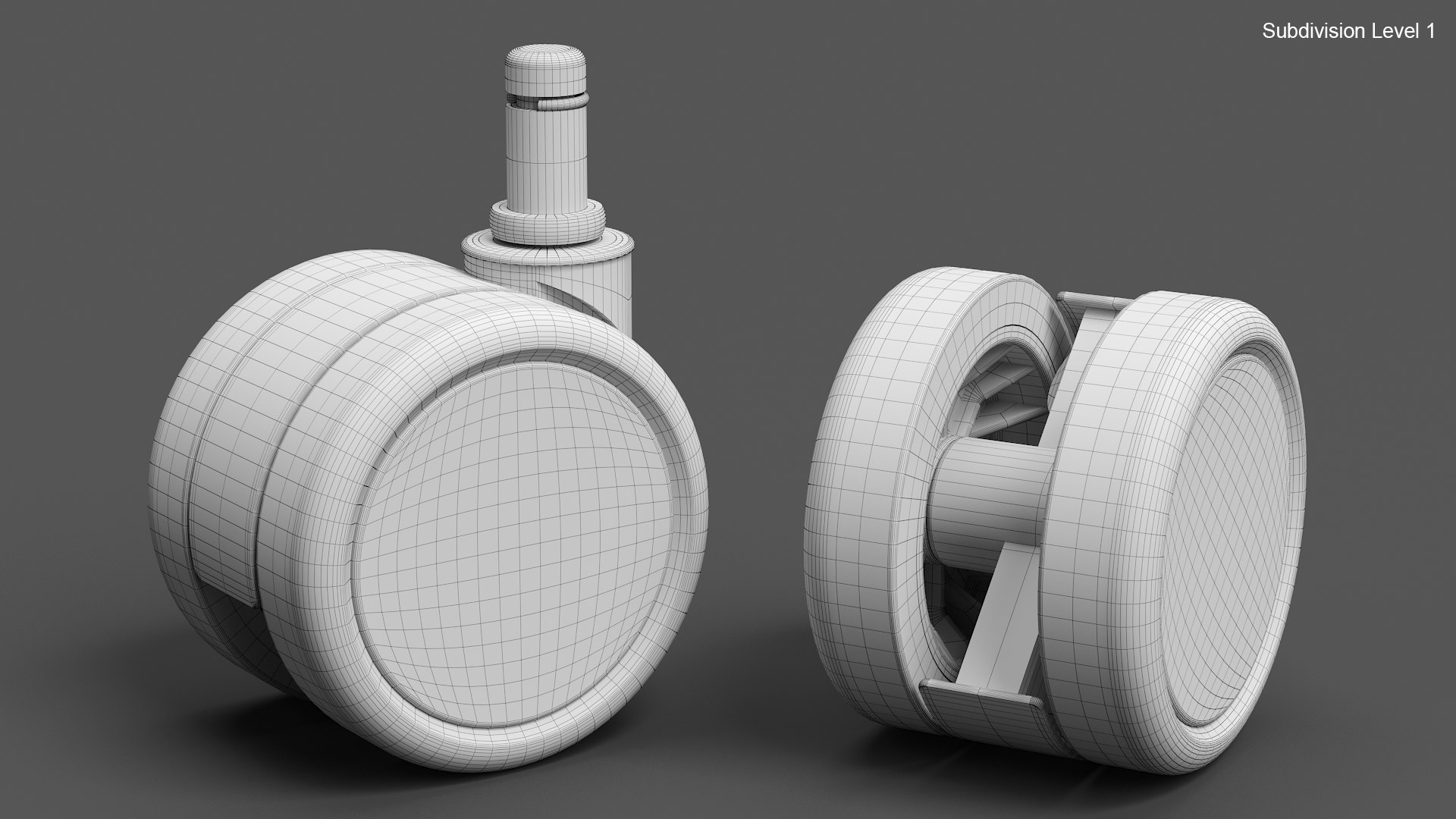 Caster Wheel 01 3D model https://p.turbosquid.com/ts-thumb/pZ/4RuG5m/fa/01_08/png/1625907547/1920x1080/fit_q87/6e7316244f572ab9da3b3e214c0d00b85c46edc8/01_08.jpg