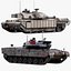 Rigged Challenger2 Leopard 2A7 坦克系列