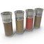 Spice Bottles Set 5