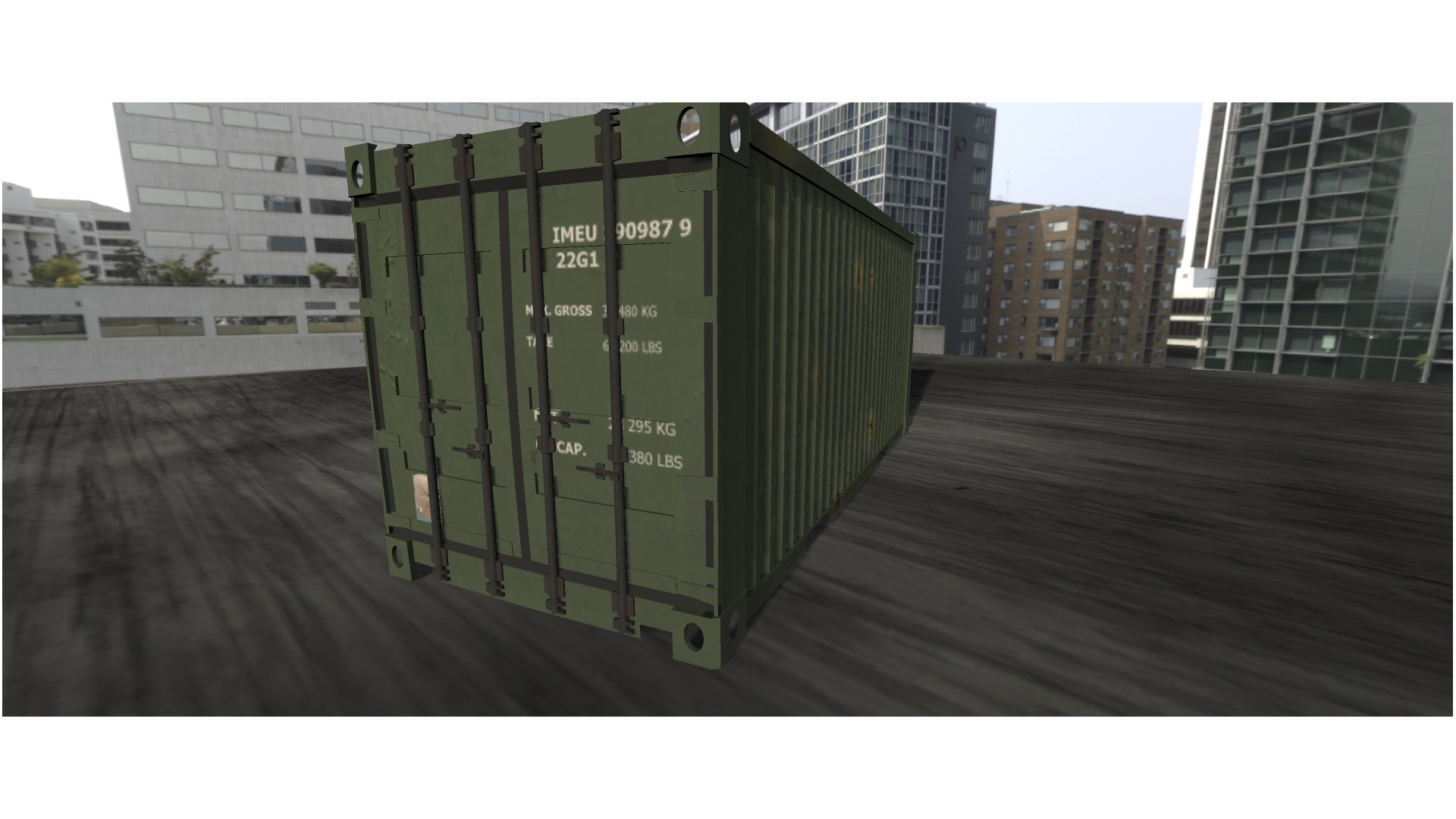 Container Green 3D - TurboSquid 1980806