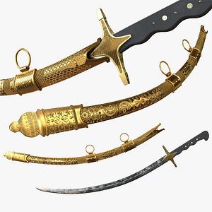 Islamic Sword 3D model