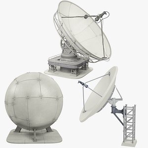 Satellite Dishes Set V4