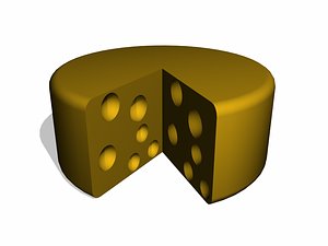 free cheese 3d model
