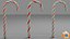 Lowpoly Candy Canes