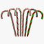 Lowpoly Candy Canes