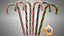 Lowpoly Candy Canes