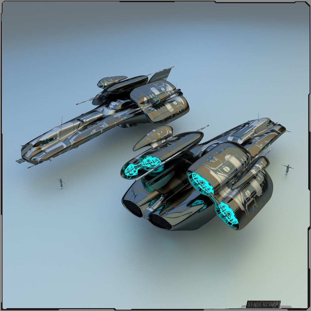 Blender Star Cruiser