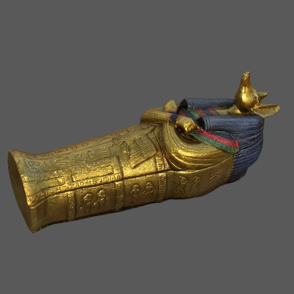 3D Anubis Sarcophagus