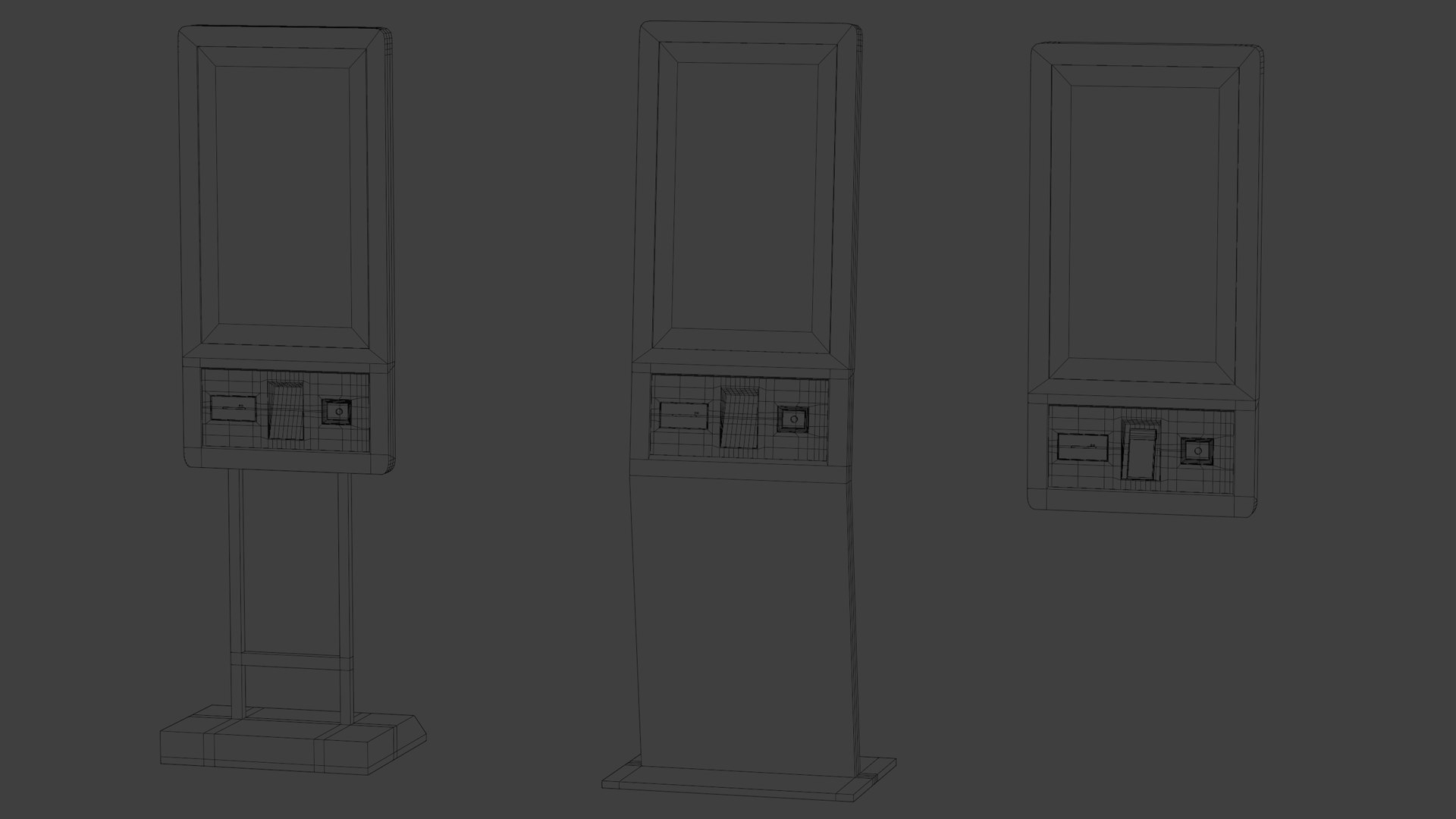 Self Ordering Kiosk 3D Model - TurboSquid 2531153