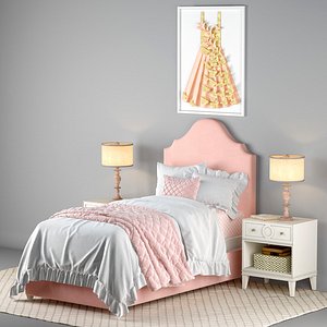 MIA UPHOLSTERED BED Set Restoration Hardware