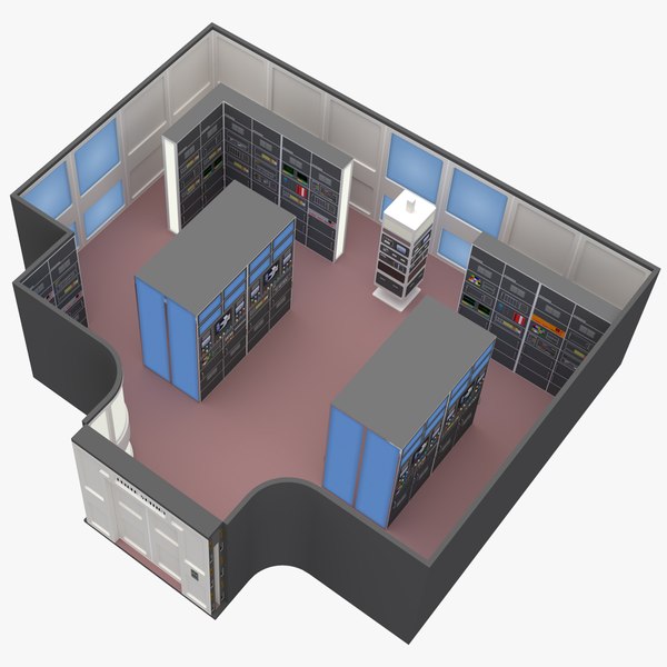 3D модель Computer Room - TurboSquid 2090751