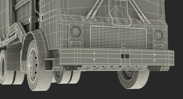 3D model trash truck generic - TurboSquid 1168598